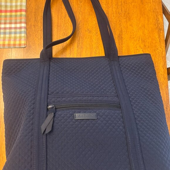 EUC Black Vera Bradley Tote - Picture 1 of 4